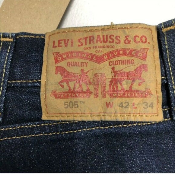 NEW!!! Levi's Men's 505 Regular Fit Jeans - Picture 4 of 7